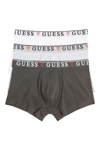 3 boxers Brian - Noir et blanc - Guess