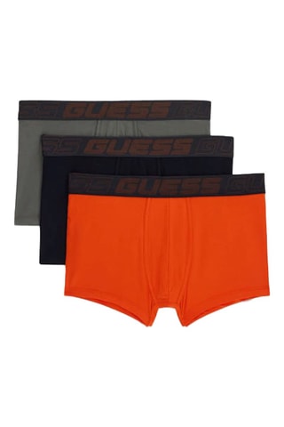 3 boxers Joe - Noir et vert - Guess