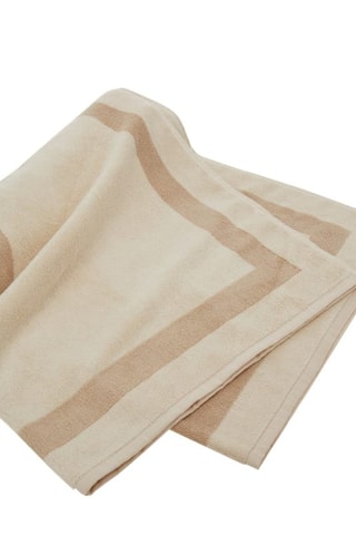 Serviette de plage - Vieux rose et rose poudré - 100 x 180 cm - Guess