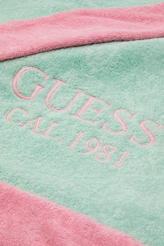 Serviette de plage - Vert d’eau et rose poudré - Guess
