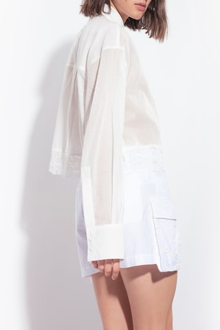 Chemisier court - Blanc