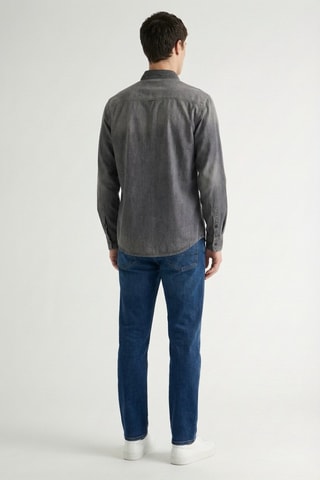 Surchemise en jean - Gris foncé
