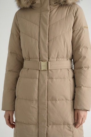 Doudoune longue Sandra - Beige