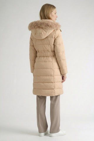 Doudoune longue Malvy - Beige