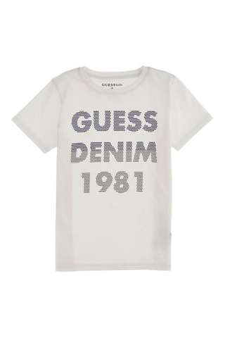 T-shirt - Ecru - Guess
