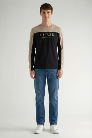 T-shirt Rey - Beige et noir