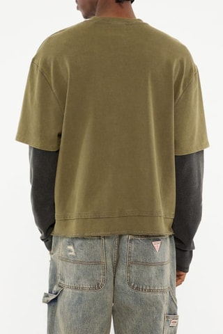 T-shirt - Vert olive - Guess