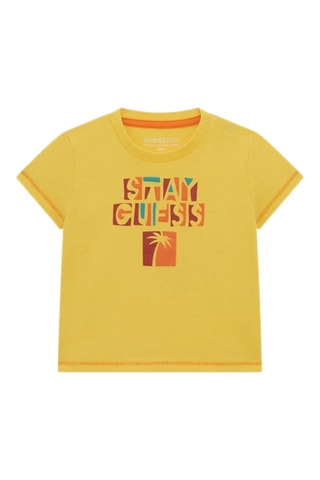 T-shirt - Jaune - Guess