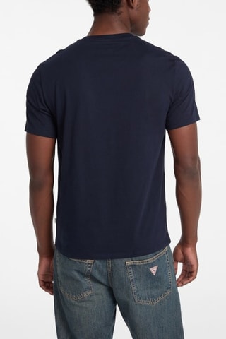 T-shirt - Bleu marine et marron clair