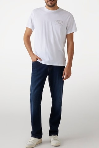 T-shirt Classic Collegiate - Blanc et taupe