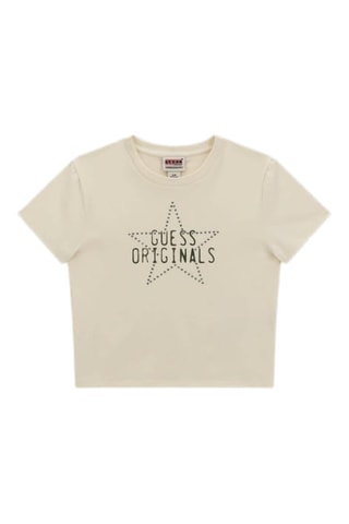 T-shirt Star - Ecru et noir