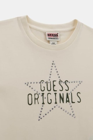 T-shirt Star - Ecru et noir