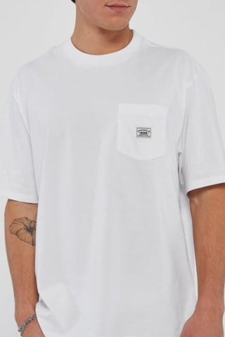 T-shirt Label - Blanc