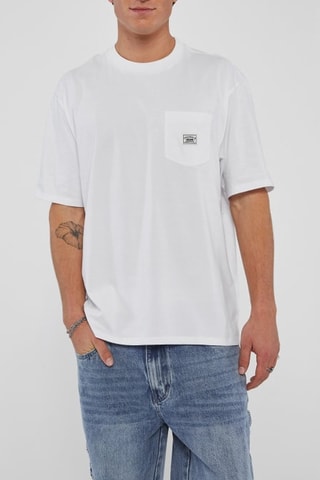 T-shirt Label - Blanc