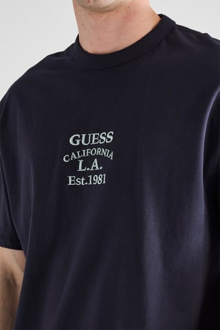 T-shirt - Bleu nuit et écru