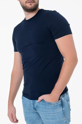 T-shirt Slim Fit - Marineblauw - Guess