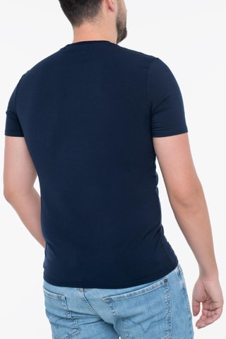 T-shirt Slim Fit - Marineblauw - Guess