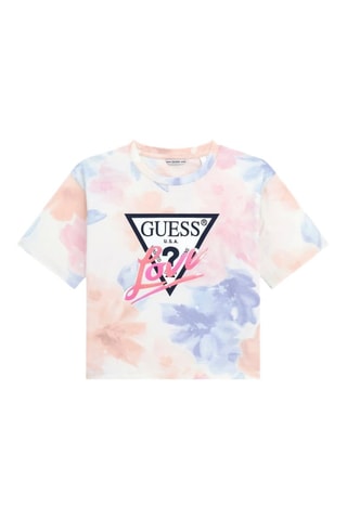 T-shirt - Blanc et rose - Guess