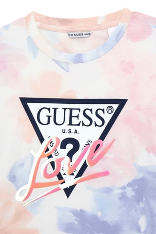 T-shirt - Blanc et rose - Guess