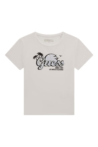 T-shirt Midi - Blanc - Guess