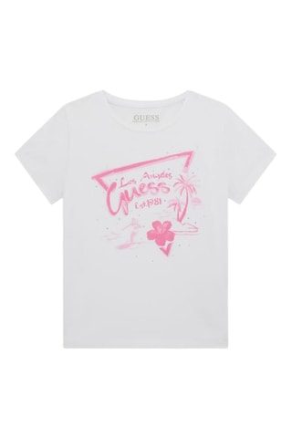 T-shirt Midi - Blanc - Guess