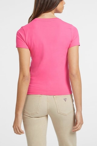 T-shirt slim - Fuchsia - Guess