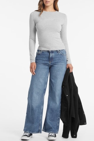T-shirt slim - Gris chiné - Guess