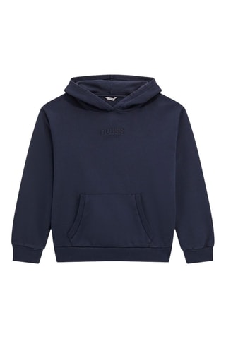 Sweat à capuche - Bleu nuit - Guess