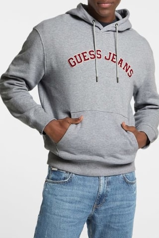 Sweat à capuche Collegiate - Gris chiné