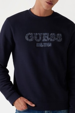 Sweat Basic - Bleu marine et écru