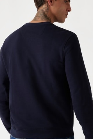 Sweat Basic - Bleu marine et écru