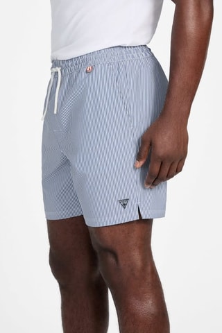 Short de bain - Bleu et blanc - Guess