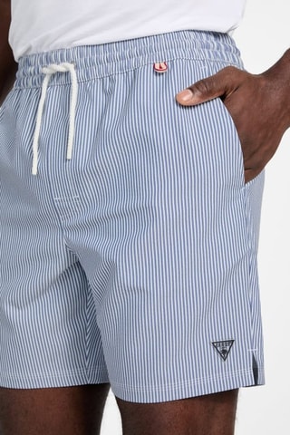 Short de bain - Bleu et blanc - Guess