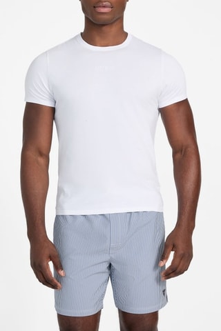Short de bain - Bleu et blanc - Guess