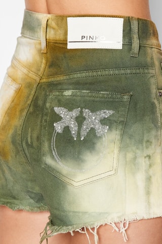Short en jean - Vert