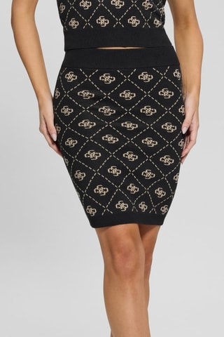 Jupe fourreau taille haute Sarah - Noir
