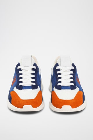 Sapatilhas em couro - Azul - Harmont&Blaine Jeans