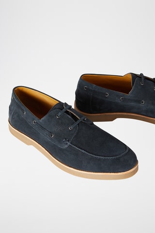 Sapatos de vela em couro - Azul-marinho - Harmont&Blaine Jeans