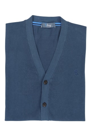 Casaco de malha - Azul - Blaine