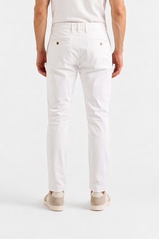 Calças chino - Branco - Blaine