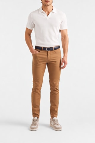 Calças chino - Camel - Harmont&Blaine