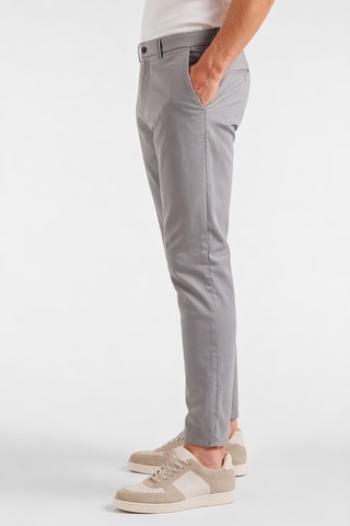 Calças chino slim - Cinzento-claro - Blaine