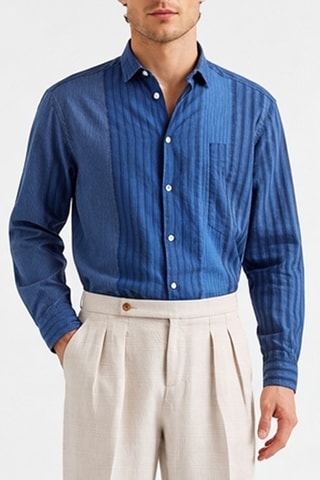 Camisa oversize - Azul - Harmont&Blaine