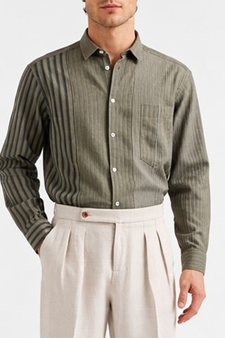 Camisa oversize - Verde - Harmont&Blaine