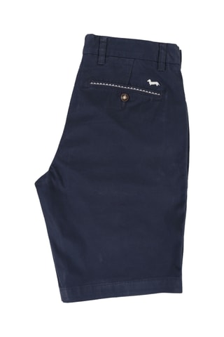 Calções em linho - Azul-marinho - Harmont&Blaine