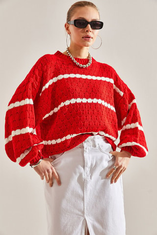 Maglia - Rosso e bianco