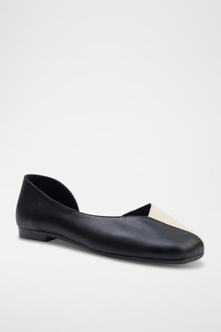Ballerine in pelle - Nero