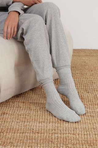 3 paia di calze - Grigio