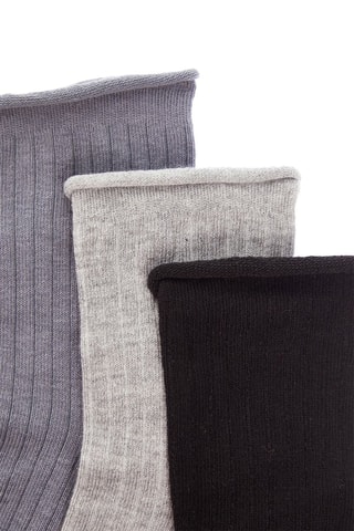 3 paia di calze - Grigio