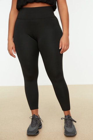 Leggings a vita alta - Nero